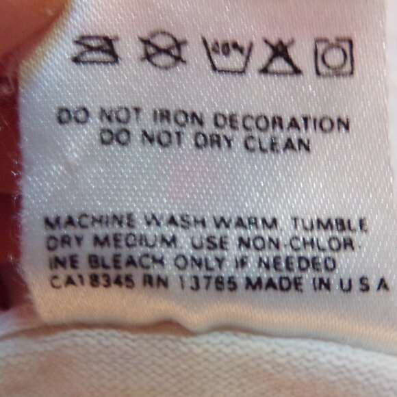 Vintage Fruit of The Loom Made in USA "Proud to be an American" T-Shirt Men's XL - Picture 10 of 13